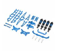 FytStycale Braccetti Sospensione e Ammortizzatori RC Resistente All'usura Set Supporti di Sospensione in Alluminio Aggiornamento Performance, Sky Blue