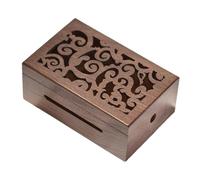 FytStycale Carillon in Legno a Manovella con 30 Note, Da Assemblare Fai-da-te con Punzone Portaoggetti per Melodie Uniche, Ideale Come Regalo per Annivers, Legno di Noce Cavo