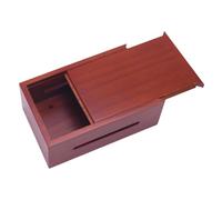 FytStycale Carillon in Legno a Manovella con 30 Note, Da Assemblare Fai-da-te con Punzone Portaoggetti per Melodie Uniche, Ideale Come Regalo per Annivers, Quercia Rossa