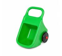 FytStycale Carriola Giocattolo Robusta Carriola di Plastica Portatile Carrello da Spingere per Giardino, Sabbiera, Casa, Verde