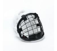 FytStycale Casco Protettivo con Griglia Design Traspirante Caschetto da Taekwondo con Maschera Chiusura in per Principianti, White, L