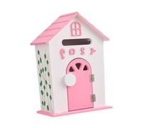 FytStycale Cassetta Postale a Muro Sicura con Chiave per L'uso Sulla Porta D'ingresso E nel Corridoio, Rosa