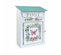 FytStycale Cassetta Postale a Rilievo Stile Europeo Cassetta Postale Murale Ampia Capacità Arredo Decorativo per Ingresso