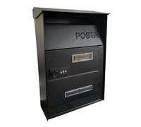 FytStycale Cassetta Postale da Parete Antipioggia Cassetta Postale con Serratura Facile Instzione per Villa, Condominio, Cassetta Postale Con Serratura A Combinazione