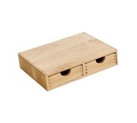 FytStycale Cassettone Rustico Porta Capsule di Caffè, Cassetto Contenitore per La Postazione Caffè, Ideale per L'uso Domestico, Legna