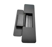 FytStycale Cerniera nascosta in metallo, design a perno per librerie con porte segrete, Nero