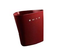 FytStycale Cestino per Rifiuti Triangolare Creativo dal Design Moderno, Contenitore per Rifiuti Senza Coperchio con Elegante Texture, Realizzato in Robusto PP, a, Rosso