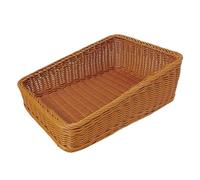 FytStycale Cesto Intrecciato Multiuso Portaoggetti Decorativo Vassoio per Alimenti Cestino per Prodotti Da Forno con Stile Rustico Adatto per Uso Quotidiano, Verticaltilt 40x35cm