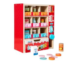FytStycale Children Vending Machine Distributore Automatico Giocattolo Bambini Legno Interattivo Educativo con Meccanismo Selezione Realistica Grande Apertura