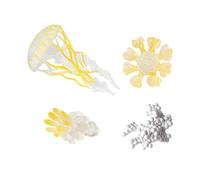 FytStycale Ciclo Vitale Delle, Giocattoli, Ciclo di Crescita Della Vita Animale, Figure Cognitive per Decorazioni di Torte, Sussidi Didattici, Animali, Fi, giallo, Taglia unica bambino