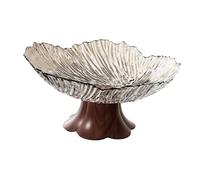 FytStycale Ciotola Da Portata con Base, Moderno Supporto per Antipasti, Ciotola Da Portata Alta per Tavolo Da Pranzo, Ideale per Feste, Bianco