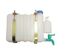 FytStycale Contenitore d'acqua sospeso per camion, portatile con dispenser di sapone, ideale per cantieri edili, S