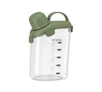 FytStycale Contenitore per Cereali con Coperchio Ermetico Manico Ergonomico Bocca Versatore Misurino in PP Adatto per Stoccaggio in Cucina Organizzazione, Verde