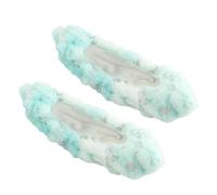 FytStycale Coppia Copri Pattini Pattinaggio Protezione Ice Flanella Morbida Resistente AntiGraffio Adatta a Hockey Figure Skates Scenari Regalo Casa, Verde