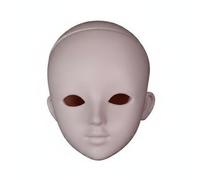 FytStycale Corpo di BJD Nudo Altamente Snodabile Corpo di Bambola con Giunti Sferici Personalizzabile per Hobbisti, Artisti, Disegno, Esposizione, Fotografia, Testa Liscia W001