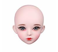 FytStycale Corpo di BJD Nudo Altamente Snodabile Corpo di Bambola con Giunti Sferici Personalizzabile per Hobbisti, Artisti, Disegno, Esposizione, Fotografia, Testa Trucco Chuchu