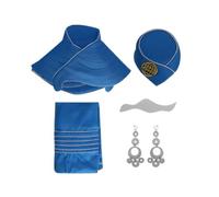 FytStycale Costume da Cabin Crew Aereo Set Completo Uniforme da Assistente di Volo Taglio Aderente Costume Assistente Volo per Donne, Blu, XXL