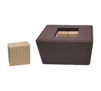 FytStycale Cubo Rompicapo in Legno per Stimolanti E Sviluppo delle Abilità, Piazza