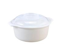 FytStycale Cuociriso per Microonde, Vaporiera Portatile Multiuso con Coperchio, Pentola per Cuocere a Vapore Il Riso E Le Verdure a Casa