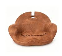 FytStycale Cuscino da Meditazione in Memory Foam Versatile Cuscino da Meditazione con Supporti Laterali Stabile Sedia per Casa, 棕褐色, 中号56 54 26CM