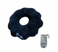 FytStycale Cuscino Gonfiabile per Seduta Cuscino Sedia Cuscino Ortopedico Cuscino Cuscino Ergonomico in Silicone con Sostegno per Lunghe Sedute E Comfort, Black, Spring Nozzle W Bag