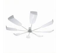 FytStycale Deflettore Flusso D' Supporti Radiali Facile da Installare Deflettore Flusso D' Spirale Regolabile, Ventola Di Guida Del Vento Bianca - Giunzione A Spirale 8 Pale
