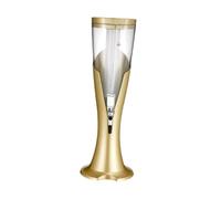 FytStycale Distributore di Birra a Torre con Rubinetto, 3L, Stabile, distributore di Bevande, distributore di succhi di Bevande per da Parete, Sale per, Oro