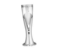 FytStycale Distributore di Birra a Torre con Rubinetto, 3L, Stabile, distributore di Bevande, distributore di succhi di Bevande per da Parete, Sale per, Argento