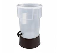 FytStycale Distributore Succo Rubinetto Alimentare Contenitore Bevande Rubinetto Portatile Attrezzatura Buffet per Esterni, Secchio Per Succo Rotondo In PP Da 20L Con Base