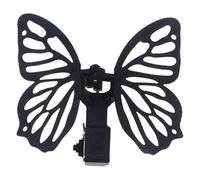 FytStycale Farfalla Meccanica Elettrica con Movimento a Battito D'ali, Dispositivo Espositivo, Ornamento, Artigianato Fai da Te, Regali, Gadget Dinamico, Nero
