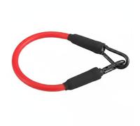 FytStycale Fascia Elastica a Spirale Portatile Corda Elastica da Allenamento Resistente Attrezzo Fitness per Donne, Casa, Palestra, Rosso, 15 Libbre