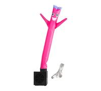 FytStycale Figura Gonfiabile Da Scrivania a Forma di Uomo, Tipo Stravagante Che Saluta, con Soffiatore USB, Adatta per Casa, Ufficio, Feste E Decorazioni, Rosa