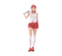 FytStycale Figurina in Miniatura di Una Ragazza di Strada in 1/64 con Canottiera, Ideale per Un Giardino delle Fate.