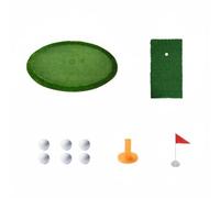 FytStycale Floating Golf Galleggiante Tappeto da Putt con Coppa Integrata E Segnalino in Sintetica per Pratica Ripetibile Precisione E Distanza Adatto per Piscina Area Relax Divertimento con Amici