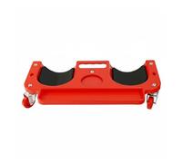 FytStycale Ginocchiera Imbottita Supporto Ergonomico Movimento su Ruote Scomparto Strumenti Adatto per Casa Officina Lavori Bassi Garage, Red