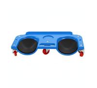 FytStycale Ginocchiera Imbottita Supporto Ergonomico Movimento su Ruote Scomparto Strumenti Adatto per Casa Officina Lavori Bassi Garage, Blue