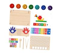 FytStycale Giocattoli in Legno per Imparare La Matematica, Materiale Didattico, Giochi di Abbinamento E Attività di Apprendimento Prescolare