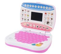 FytStycale Giocattolo Educativo per Bambini, Laptop Educativo Portatile, Computer per Prima Infanzia per Bambine E Bambini, Rosa, Taglia unica bambino