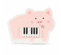 FytStycale Giocattolo in Legno Tastiera Musicale Sicuro Elettronico per Neonati , Maiale