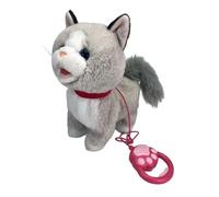 FytStycale Giocattolo per Gatto Elettrico Che Cammina con Caratteristiche Interattive di Animale di Peluche Che Parla E E Materiale in Poliestere, Stile B