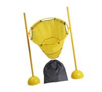 FytStycale Gioco di Lancio dei Sacchi di Sabbia con 10 Sacchi, Facile da Montare, Lancio dei Sacchi di Sabbia per Bambini, Giallo