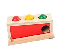 FytStycale Gioco Educativo Spingi Pallina in Legno con Vassoio Sviluppo Sensoriale Migliora La Coordinazione Mano Occhio Supporta La Scoperta Della, Digitare un, Taglia unica