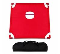 FytStycale Gioco Lancio Del Sacchetto Cornhole Tabellone con Foro Richiudibile Telaio Set con Sacchetti Istruzioni Setup Rapido Adatto a Bambini E Famiglia per Feste in Casa Gite, Rosso