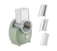 FytStycale Grattugie Elettriche Grattugia a Tamburo Rotante Verde