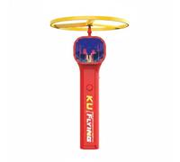 FytStycale Illuminated Gioco Lanciadischi Portatile con Testa Rotonda E Asta Inclusi Dischi Luminosi Ricarica Rapida a Pulsante Singolo Adatto per Bambini Cortile Spiaggia attività Serali, Rosso