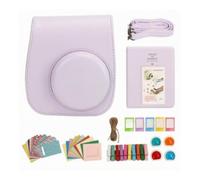 FytStycale Kit di Accessori per Fotocamera istantanea, Custodia Carina, Divertente, Leggera, da Viaggio, Creativa, alla Moda, Comoda, Portatile, Borsa Protettiva, Viola