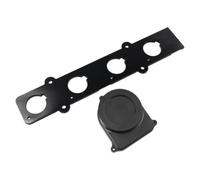 FytStycale Kit di Conversione a Bobina direttaPlug in Alluminio Adattatore Finitura Opaca Nera per Vano Motore, Adattatore Per Coperchio Distributore B18 GSR