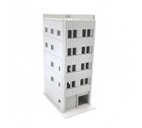 FytStycale Kit Modello Edificio Giapponese Realistico e Dettagliato Modello in di Casa Giapponese Espandibile Plastico per, Edificio A Cinque Piani Con Porta In Ferro Semiaperta