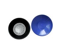 FytStycale Kit per La Ricerca Dell'oro, Setaccio per La Ricerca Dell'oro, Strumento per La Prospezione Dell'oro, Setaccio in PP, Portatile per Collez, Blu E Nero