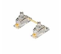 FytStycale Kit Stabilizzatori Vite Cuscinetti in Politetrafluoroetilene Inclusi Stabilizzatori a Montaggio PCB Rimuove Automaticamente il Rumore, Transparent White, Hand Lubed